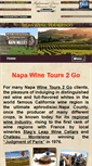 Mobile Screenshot of napawinetours2go.com